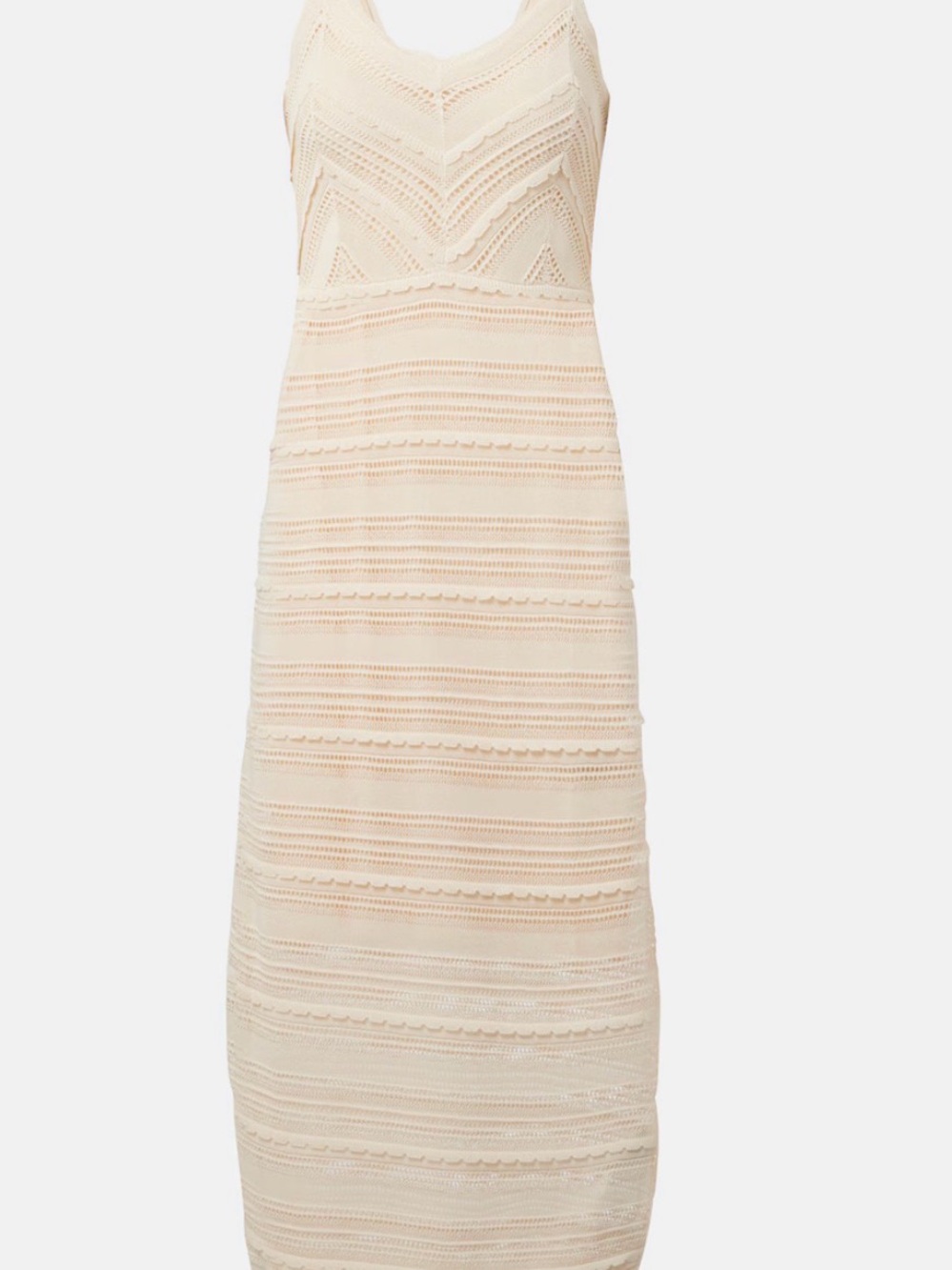 NWT Zimmermann Lucky Crochet Knit Midi Dress Cream Size 1 Small-Authentic $795 - Picture 4 of 16